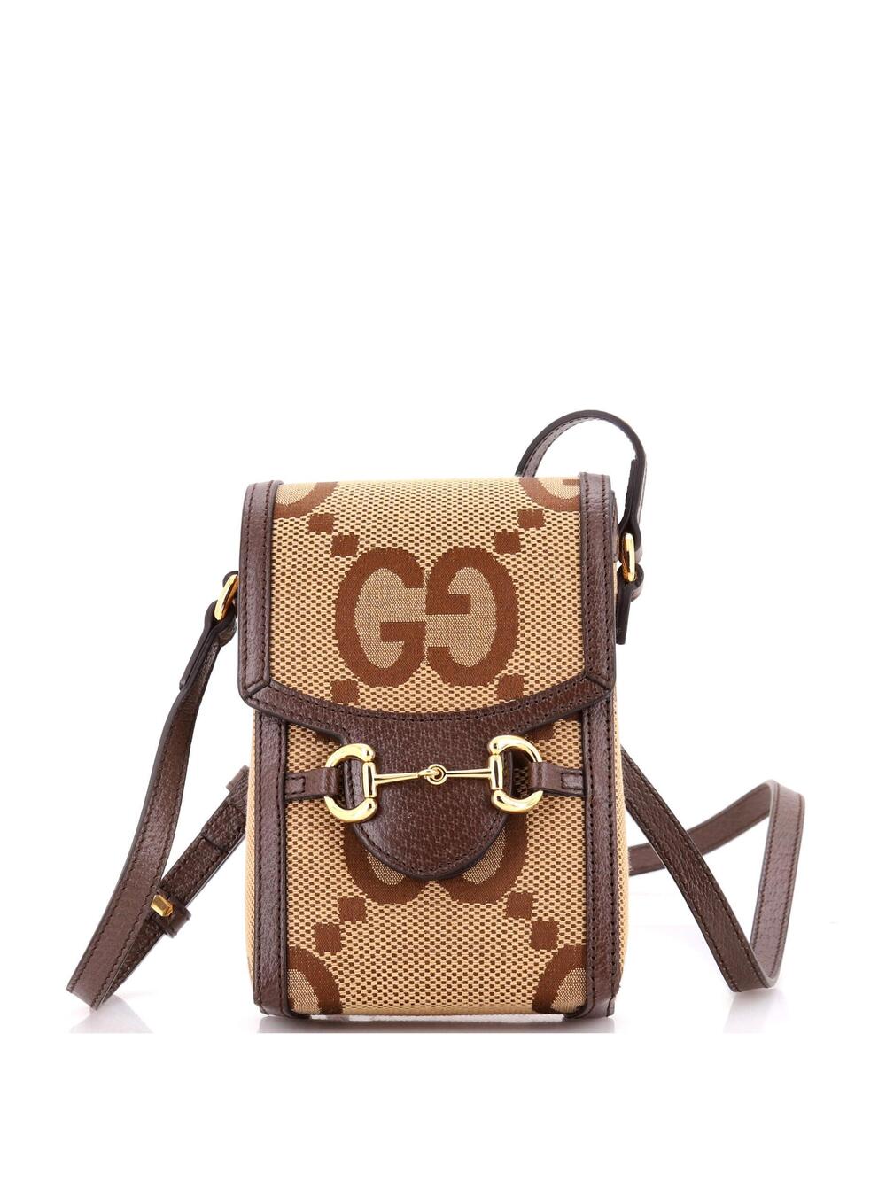 Gucci Horsebit Crossbody Bag Jumbo Gg #349316G92B